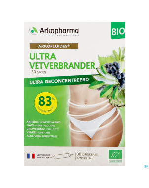 Arkofluides ultra bruleur graisse bio  amp 30x10ml
