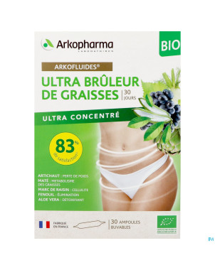 Arkofluides ultra bruleur graisse bio  amp 30x10ml