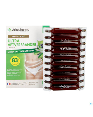 Arkofluides ultra bruleur graisse bio  amp 30x10ml