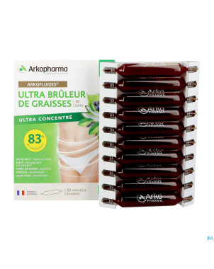 Arkofluides ultra bruleur graisse bio  amp 30x10ml