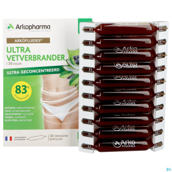 Arkofluides ultra bruleur graisse bio  amp 30x10ml