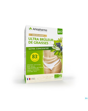 Arkofluides ultra bruleur graisse bio  amp 30x10ml