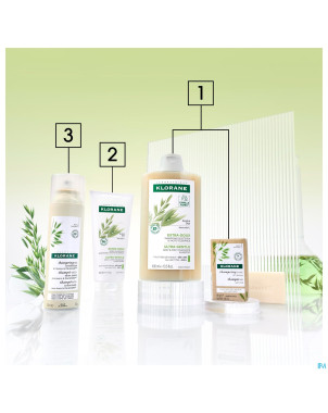 Klorane capil. sh sec lait avoine&ceramine150ml nf