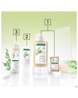 Klorane capil. sh sec lait avoine&ceramine150ml nf