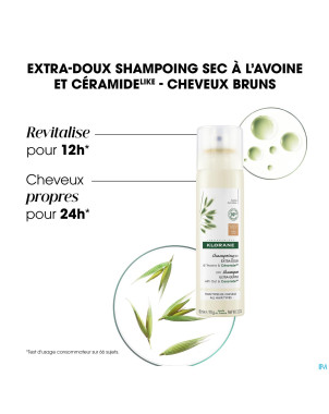 Klorane capil. sh sec lait avoine &cerami.tt 150ml