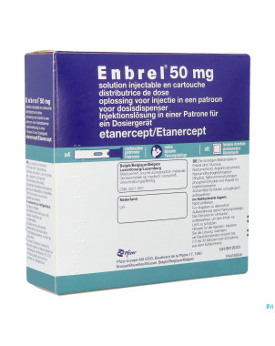 Enbrel 50mg sol inj cartouche pour disp.de dose  4