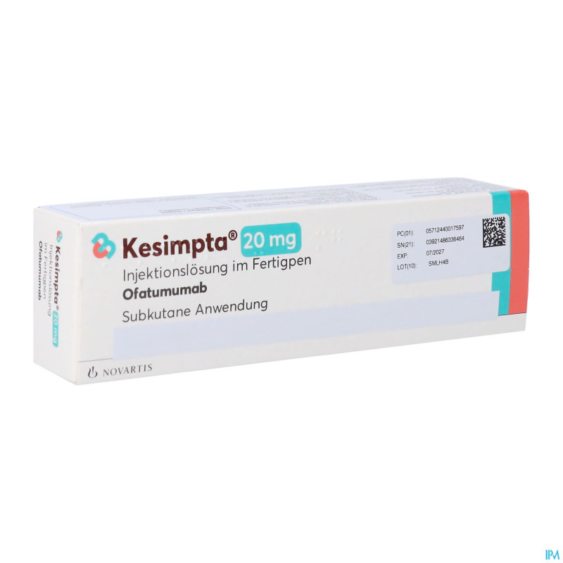 Kesimpta 20mg abacus sol inj stylo prerempli  1