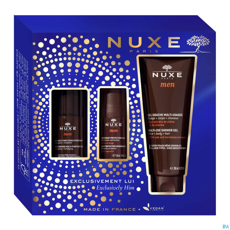 Nuxe men coffret noel 3 prod.