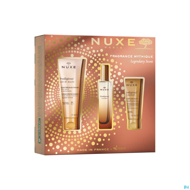 Nuxe coffret noel prodigieux parfum 3 prod.