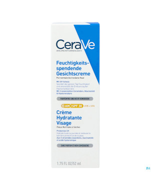 Cerave creme hydratante visage spf30 52ml