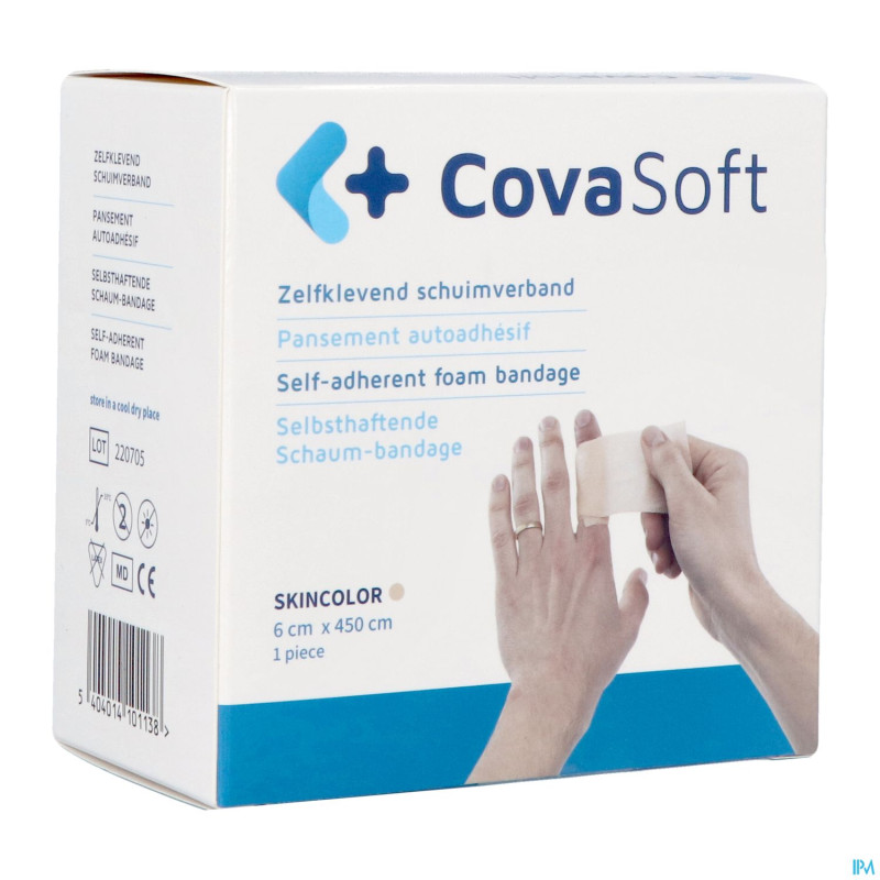 Covasoft bandage peau 6cmx4,5m    covarmed