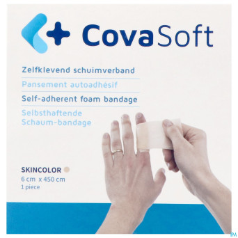 Covasoft bandage peau 6cmx4,5m    covarmed