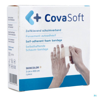Covasoft bandage peau 3cmx4,5m    covarmed