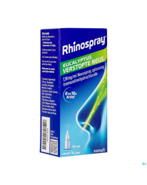 Rhinospray+eucal.nez bouche 1,18mg/ml spr nas.10ml
