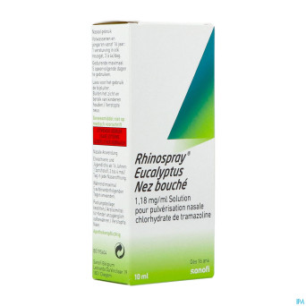 Rhinospray+eucal.nez bouche 1,18mg/ml spr nas.10ml