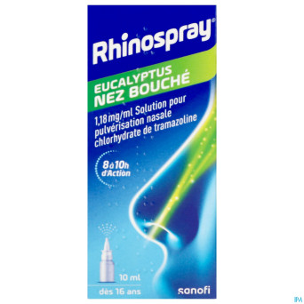 Rhinospray+eucal.nez bouche 1,18mg/ml spr nas.10ml