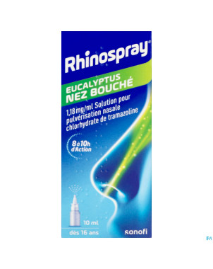 Rhinospray+eucal.nez bouche 1,18mg/ml spr nas.10ml