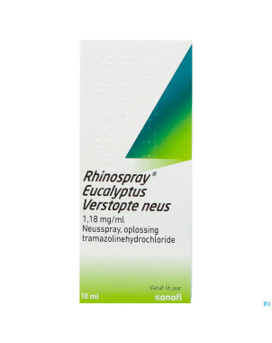 Rhinospray+eucal.nez bouche 1,18mg/ml spr nas.10ml