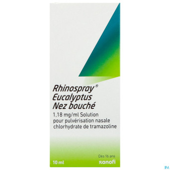 Rhinospray+eucal.nez bouche 1,18mg/ml spr nas.10ml