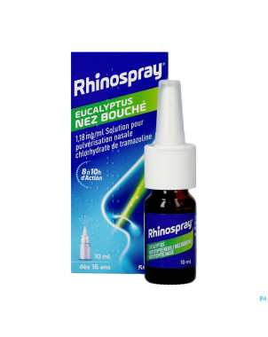 Rhinospray+eucal.nez bouche 1,18mg/ml spr nas.10ml