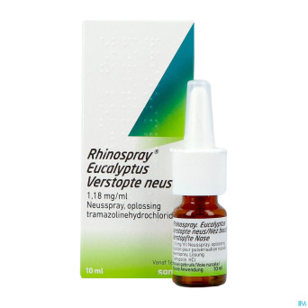 Rhinospray+eucal.nez bouche 1,18mg/ml spr nas.10ml