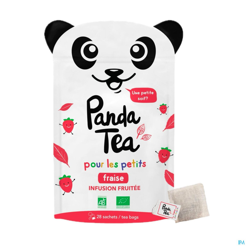 Panda tea infusion enfants fraise 28 days    42g