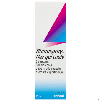 Rhinospray nez qui coule 0,6mg/ml spr nas.sol 15ml