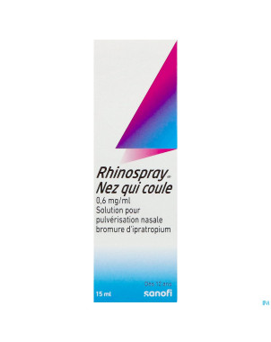 Rhinospray nez qui coule 0,6mg/ml spr nas.sol 15ml