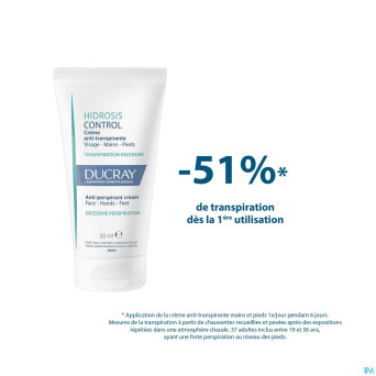 Ducray hidrosis control creme    50ml nf