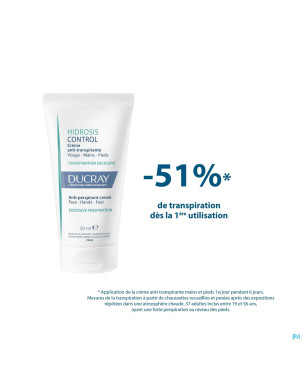 Ducray hidrosis control creme    50ml nf