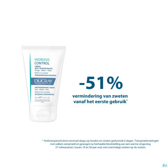 Ducray hidrosis control creme    50ml nf