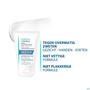 Ducray hidrosis control creme    50ml nf
