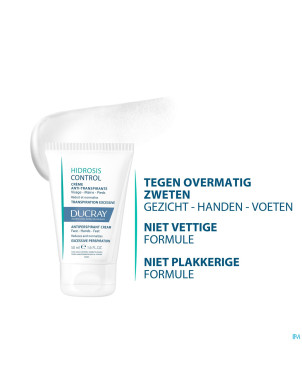 Ducray hidrosis control creme    50ml nf