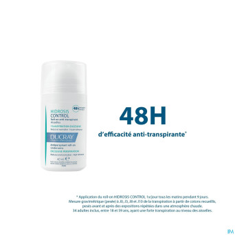 Ducray hidrosis control roll-on    40ml nf