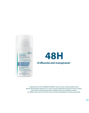 Ducray hidrosis control roll-on    40ml nf