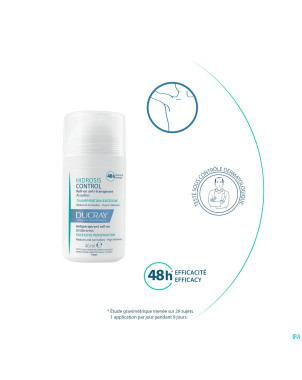 Ducray hidrosis control roll-on    40ml nf
