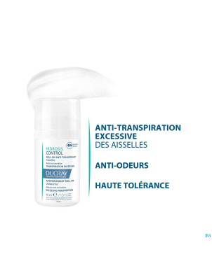 Ducray hidrosis control roll-on    40ml nf