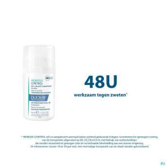 Ducray hidrosis control roll-on    40ml nf