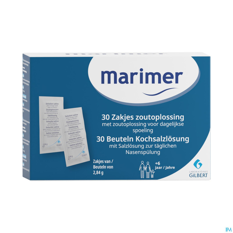 Marimer solution saline lavage quot. sach 30x2,84g