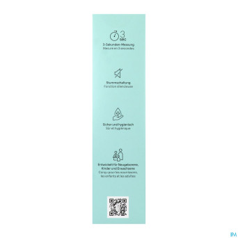 Braun thermometre templeswipe bst200we