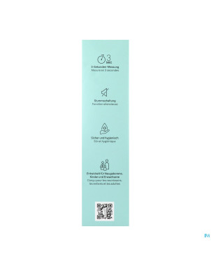 Braun thermometre templeswipe bst200we