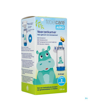 Febelcare aero chambre inhalation kids 0-12a