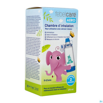 Febelcare aero chambre inhalation kids 0-12a