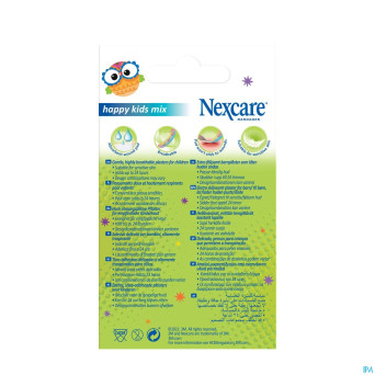 Nexcare 3m happy kids mix    pans 50 n3-50-2p