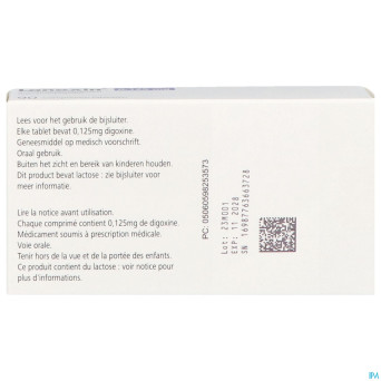 Lanoxin 0,125mg    comp 90