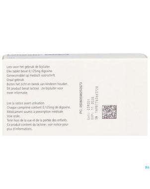 Lanoxin 0,125mg    comp 90