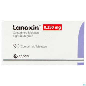 Lanoxin 0,250mg    comp 90