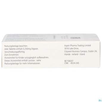 Lanoxin 0,250mg    comp 90