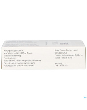 Lanoxin 0,250mg    comp 90