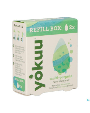 Yokuu recharge nett. multi usage nat.comp eff.2x6g